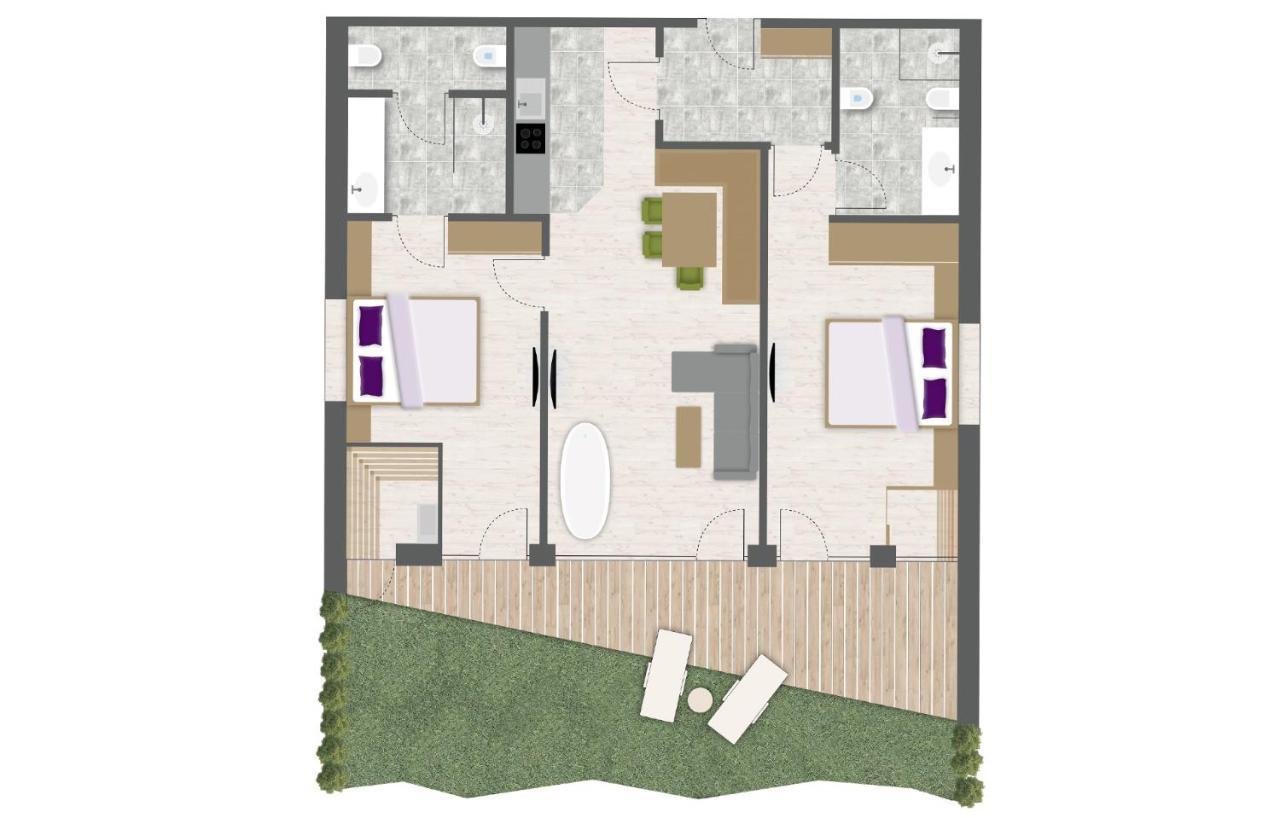 مارانزا Aparthotel Panorama Living Dolomites المظهر الخارجي الصورة